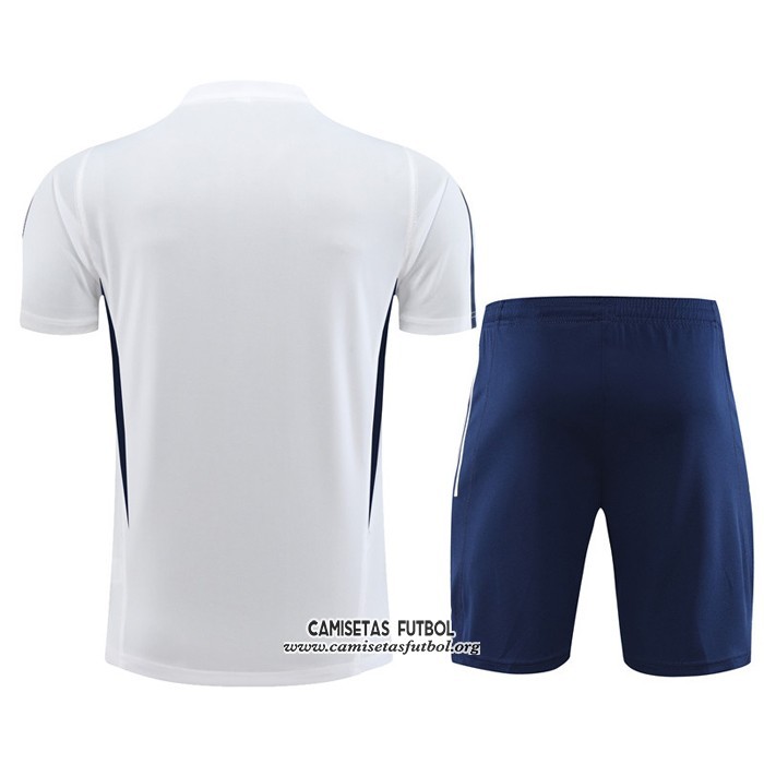 Chandal del Italia Manga Corta 2023/2024 Blanco - Pantalon Corto